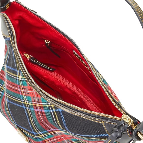 NWT Tartan/Plaid Erica Dooney & Bourke purse PLUS matching coin purse - Picture 10 of 10